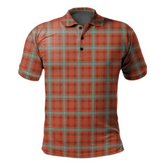 Morrison Red Ancient Tartan Polo Shirt