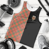 Munro Ancient Tartan Crest Men's Tank Top - Cross Style