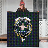 Murray of Atholl Tartan Crest Quilt