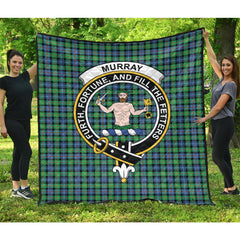 Murray of Atholl Ancient Tartan Crest Quilt