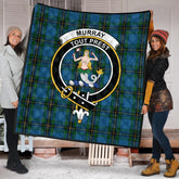 Murray of Elibank Tartan Crest Quilt