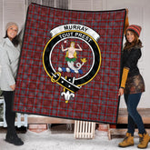 Murray of Polmaise Tartan Crest Quilt