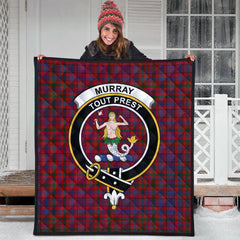 Murray of Tullibardine Tartan Crest Quilt