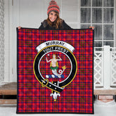 Murray of Tulloch Modern Tartan Crest Quilt