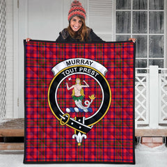 Murray of Tulloch Modern Tartan Crest Quilt
