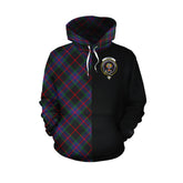 Nairn Tartan Hoodie Half of Me - Cross Style
