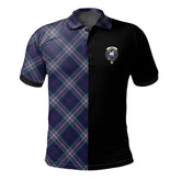 Nevoy Tartan Polo Shirt Half of Me - Cross Style