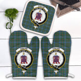 Ogilvie Hunting Ancient Tartan Crest Oven Mitt And Pot Holder (2 Oven Mitts + 1 Pot Holder)