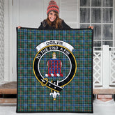 Ogilvie (Ogilvy) Hunting Ancient Tartan Quilt