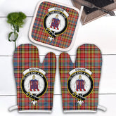 Ogilvie Of Airlie Ancient Tartan Crest Oven Mitt And Pot Holder (2 Oven Mitts + 1 Pot Holder)