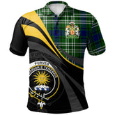 Purves Tartan Polo Shirt - Royal Coat Of Arms Style