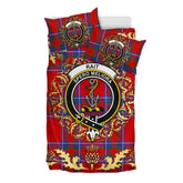 Rait Tartan Crest Bedding Set - Golden Thistle Style