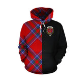 Rait Tartan Hoodie Half of Me - Cross Style