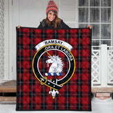 Ramsay Tartan Crest Quilt