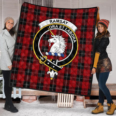 Ramsay Tartan Crest Quilt