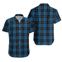 Ramsay Blue Hunting Tartan Hawaiian Shirt