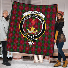 Rattray Tartan Crest Quilt