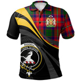 Riddell Tartan Polo Shirt - Royal Coat Of Arms Style
