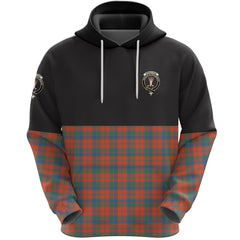 Robertson Ancient Clan Half Of Tartan Hoodie