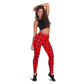 Rose Modern Tartan Leggings