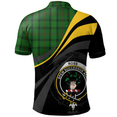 Ross Hunting 03 Tartan Polo Shirt - Royal Coat Of Arms Style