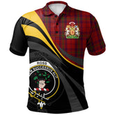 Ross Old Tartan Polo Shirt - Royal Coat Of Arms Style