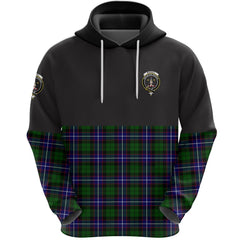 Russell Modern Clan Half Of Tartan Hoodie