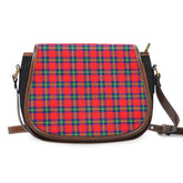 Ruthven Modern Tartan Saddle Handbags