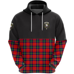 Ruthven Modern Clan Half Of Tartan Hoodie