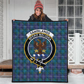 Sandilands Tartan Crest Quilt