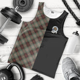 Scott Brown Ancient Tartan Crest Men's Tank Top - Cross Style