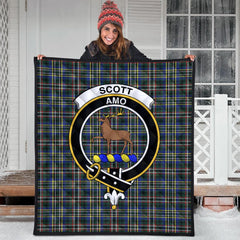 Scott Green Modern Tartan Crest Quilt