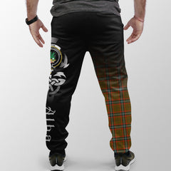 Seton Hunting Modern Tartan Crest Jogger Sweatpants - Alba Celtic Style