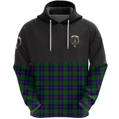 Shaw Modern Clan Half Of Tartan Hoodie