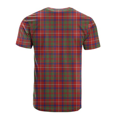 Shaw Red Modern Tartan T-Shirt
