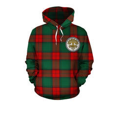 Stewart Atholl Modern Tartan Hoodie - Tree Of Life