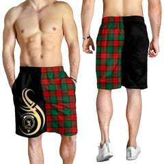Stewart Atholl Modern Tartan Crest Men's Short PM8