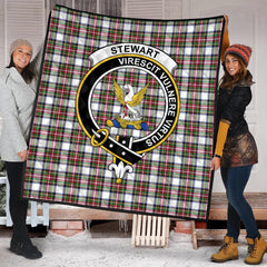 Stewart Dress Modern Tartan Crest Quilt
