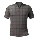 Stewart Grey Tartan Polo Shirt