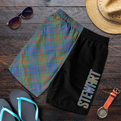 Stewart of Appin Hunting Ancient Tartan Crest Men's Short - Cross Style