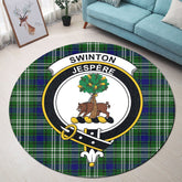 Swinton Tartan Crest Round Rug