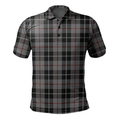 Thompson Grey Tartan Polo Shirt