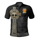 Carlisle Clan Unisex Polo Shirt - Celtic Tree Of Life