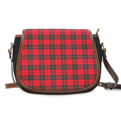 Wallace Weathered Tartan Saddle Handbags