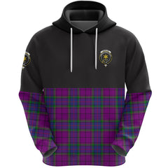 Wardlaw Modern Clan Half Of Tartan Hoodie