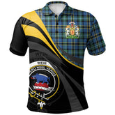 Weir Ancient Tartan Polo Shirt - Royal Coat Of Arms Style