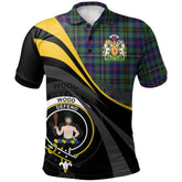 Wood Modern Tartan Polo Shirt - Royal Coat Of Arms Style