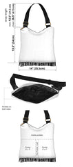 MacKinnon Hunting Modern Tartan Clan Badge Boho Handbag
