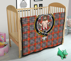MacFarlane Tartan Crest Quilt