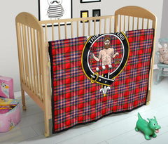 MacFarlane Modern Tartan Crest Quilt